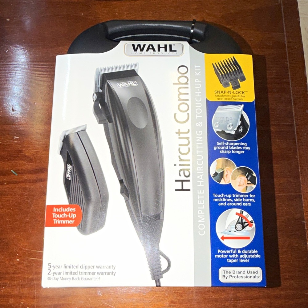 Wahl Haircut Combo 79235-1001 Haircutting Kit w/ Guards, Case, Corded
